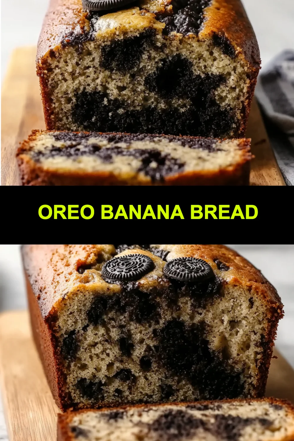 Oreo Banana Bread