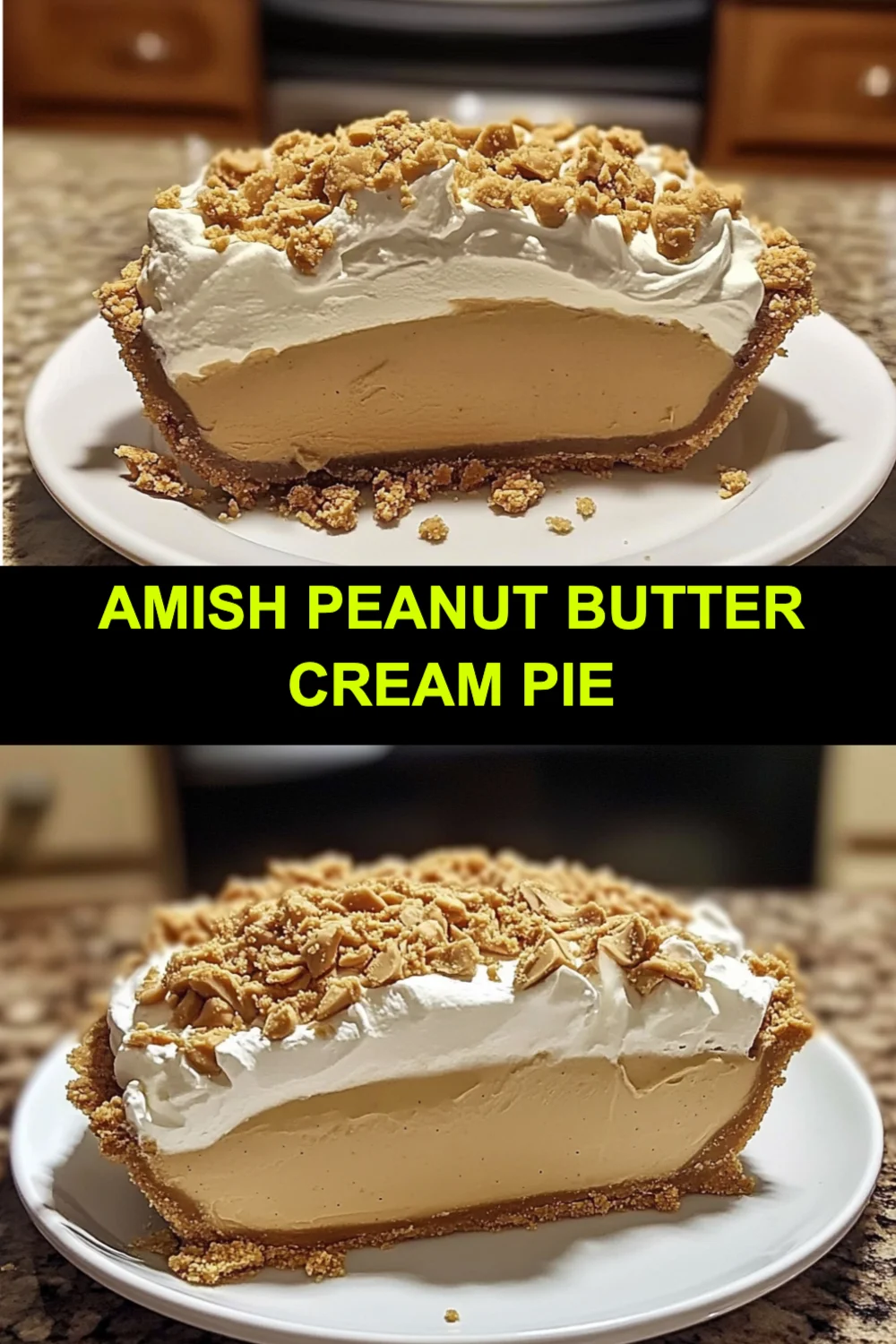 Amish Peanut Butter Cream Pie
