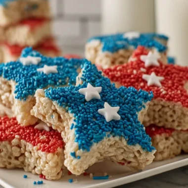 4th of July Rice Krispie Treats Recipe (Festive and Fun!)