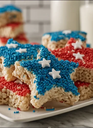 4th of July Rice Krispie Treats Recipe (Festive and Fun!)