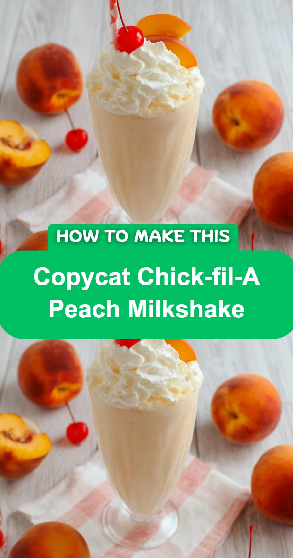 Copycat Chick-fil-A Peach Milkshake Recipe