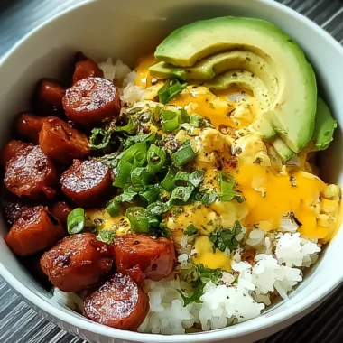 Cozy Chicken Sausage Breakfast Bowl Recipe