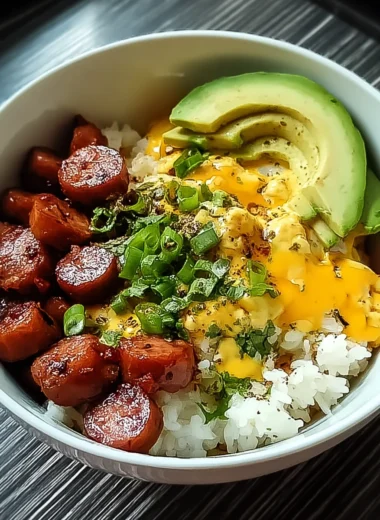 Cozy Chicken Sausage Breakfast Bowl Recipe