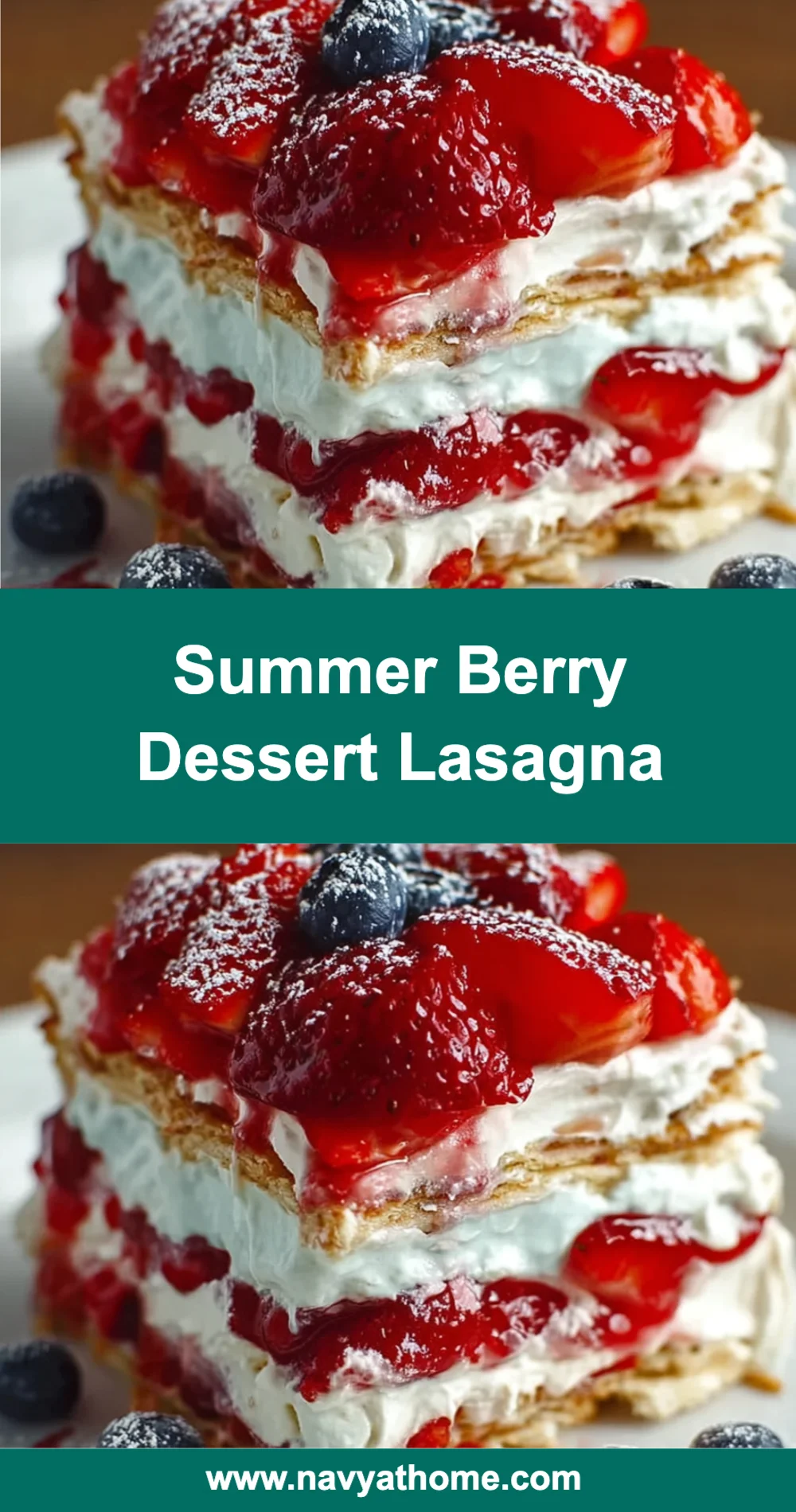 Delightful Summer Berry Dessert Lasagna Recipe