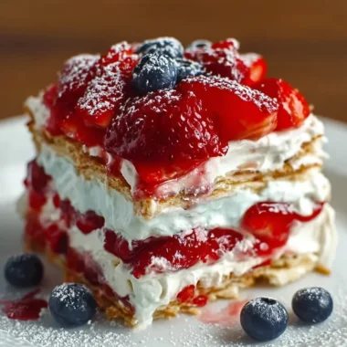 Delightful Summer Berry Dessert Lasagna Recipe