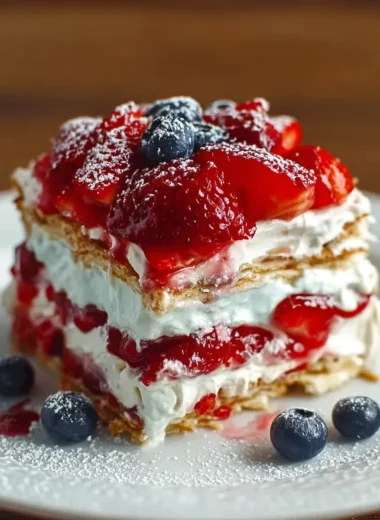Delightful Summer Berry Dessert Lasagna Recipe