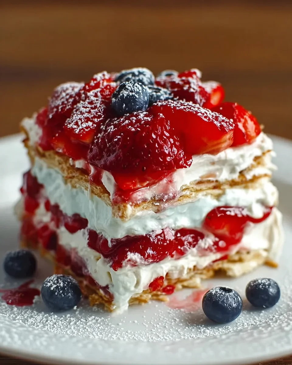 Delightful Summer Berry Dessert Lasagna Recipe