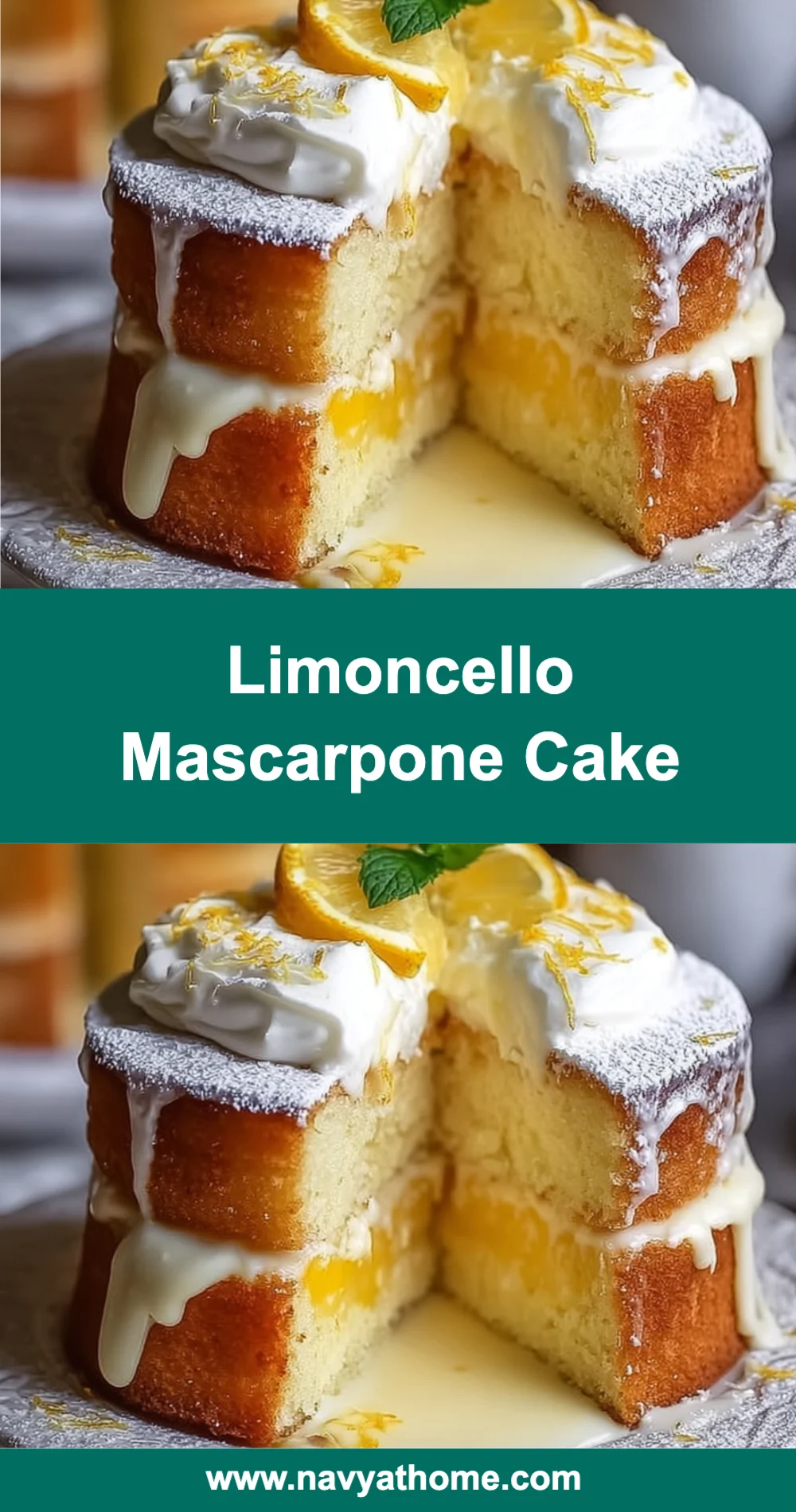 Delightfully Refreshing Limoncello Mascarpone Cake Recipe