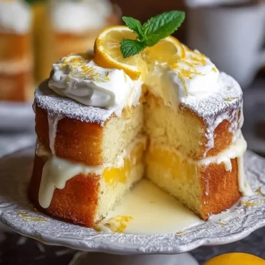 Delightfully Refreshing Limoncello Mascarpone Cake Recipe