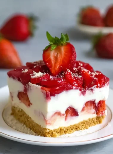 Easy No-Bake Strawberry Delight Recipe