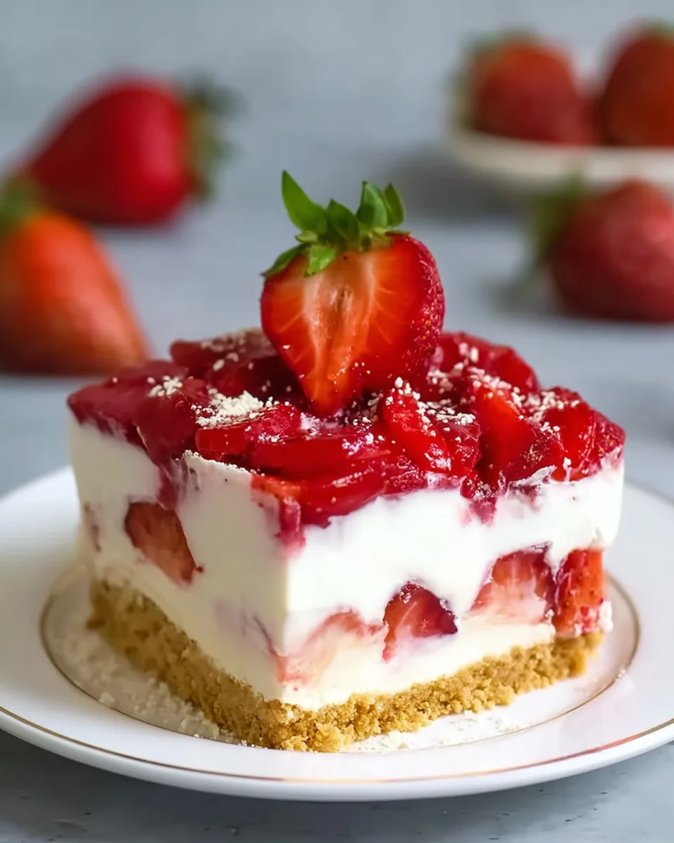 Easy No-Bake Strawberry Delight Recipe