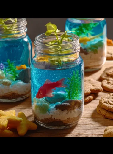 Edible Aquarium Terrariums Recipe (Fun and Creative Dessert!)