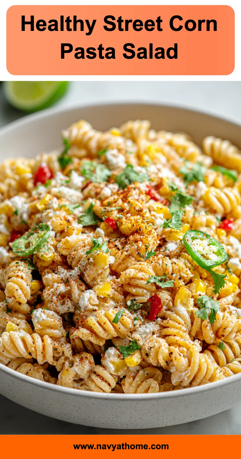 Healthy Street Corn Pasta Salad Recipe
