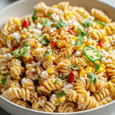 Healthy Street Corn Pasta Salad Recipe