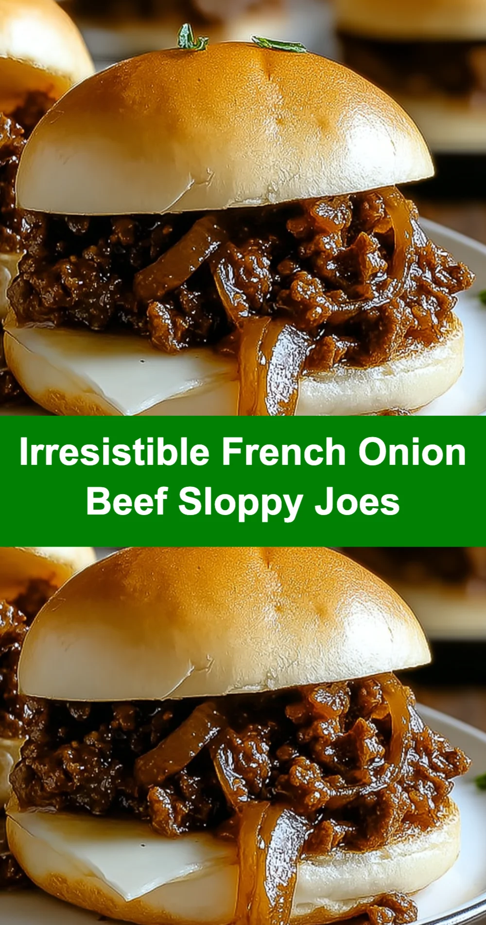 Irresistible French Onion Beef Sloppy Joes Recipe