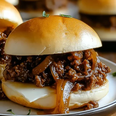Irresistible French Onion Beef Sloppy Joes Recipe
