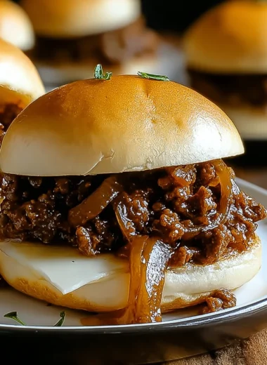 Irresistible French Onion Beef Sloppy Joes Recipe