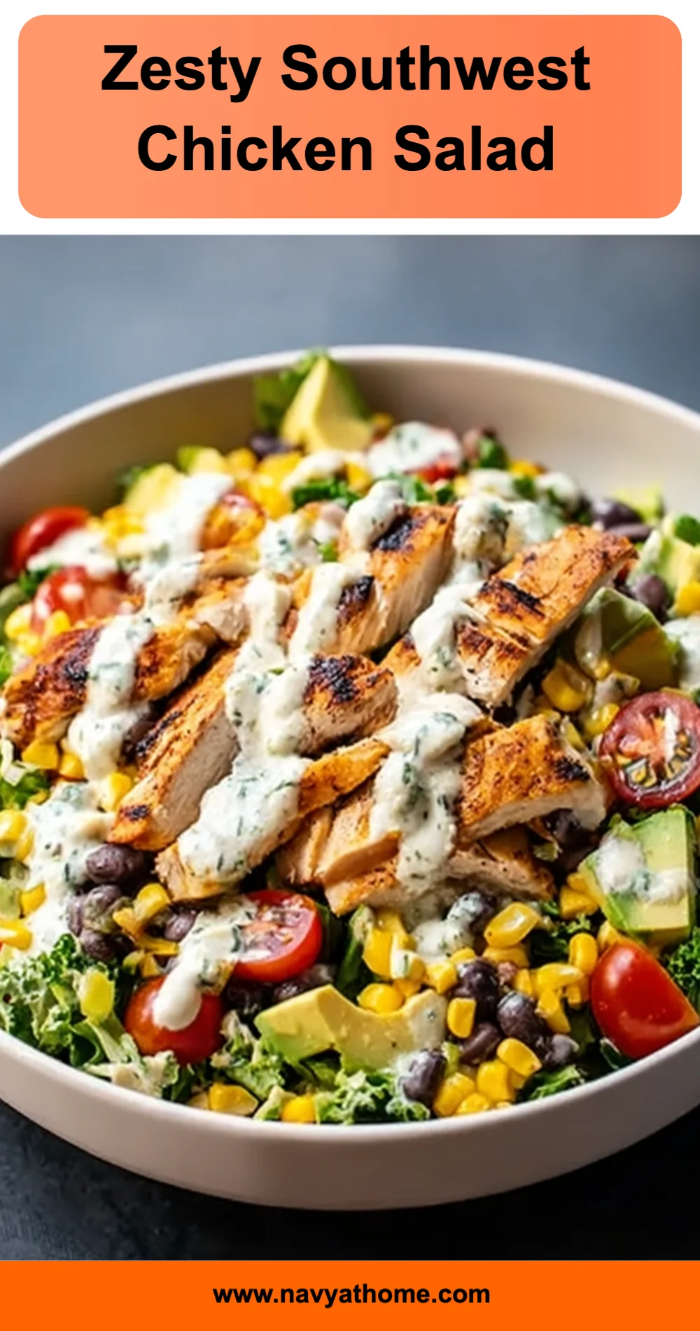 Zesty Southwest Chicken Salad Recipe