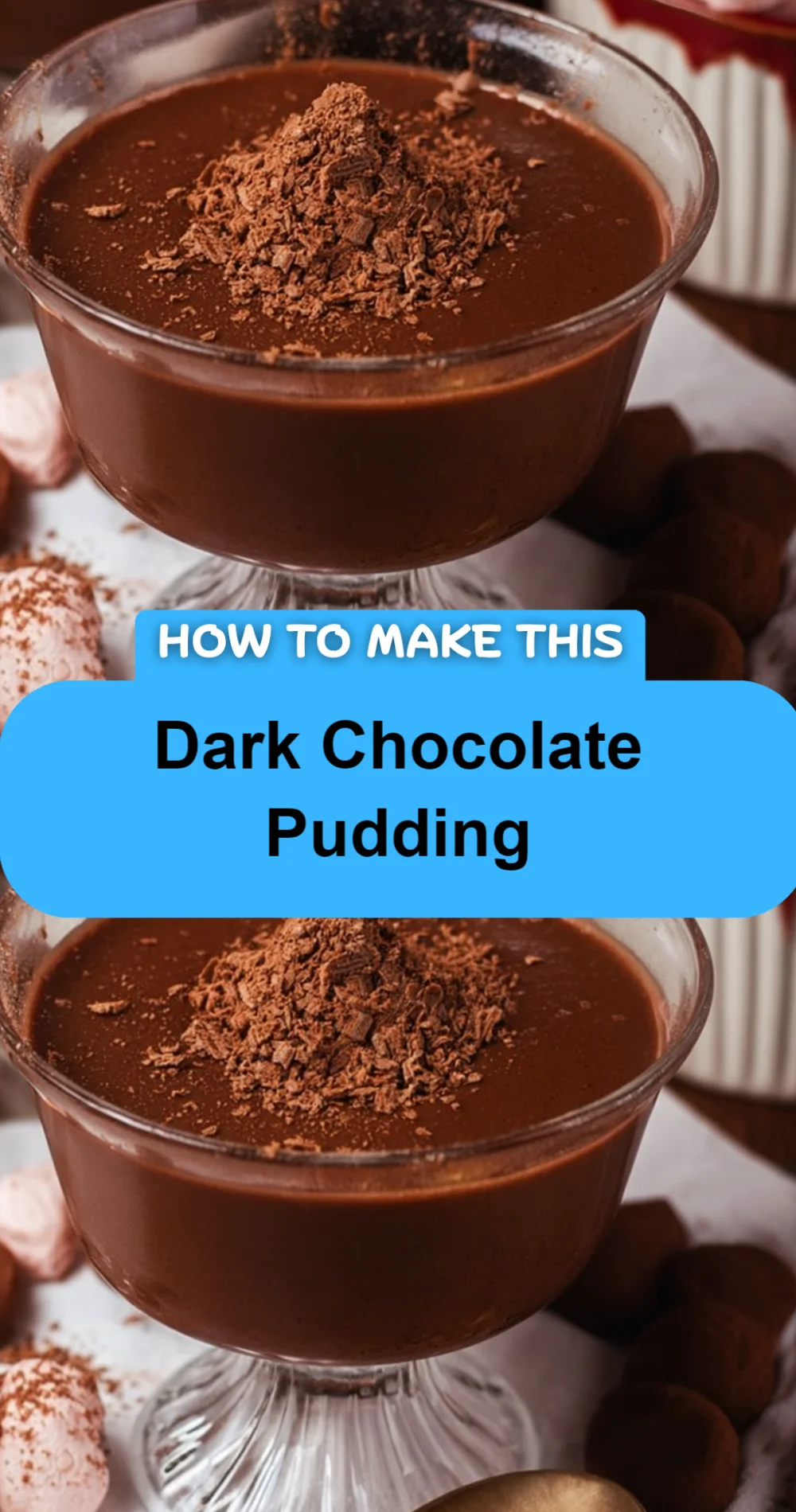 Decadent Dark Chocolate Pudding Recipe