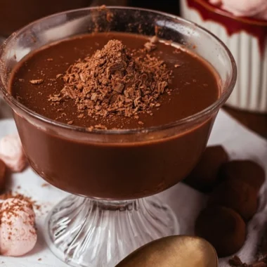 Decadent Dark Chocolate Pudding Recipe