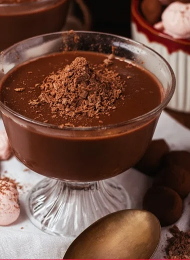 Decadent Dark Chocolate Pudding Recipe