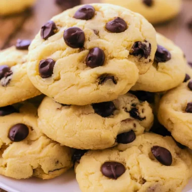 Delicious Chocolate Chip Cake Mix Cookies Recipe