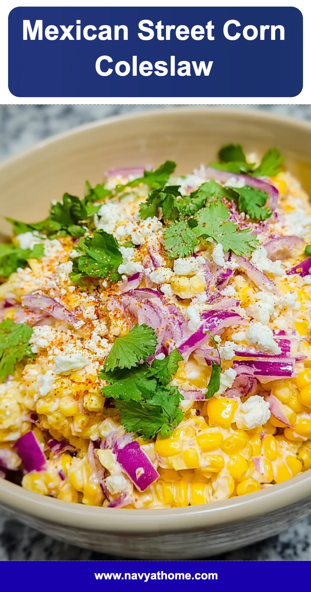 Delicious Mexican Street Corn Coleslaw Recipe