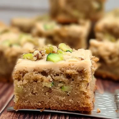 Deliciously Easy Applesauce Zucchini Cake Bars Recipe