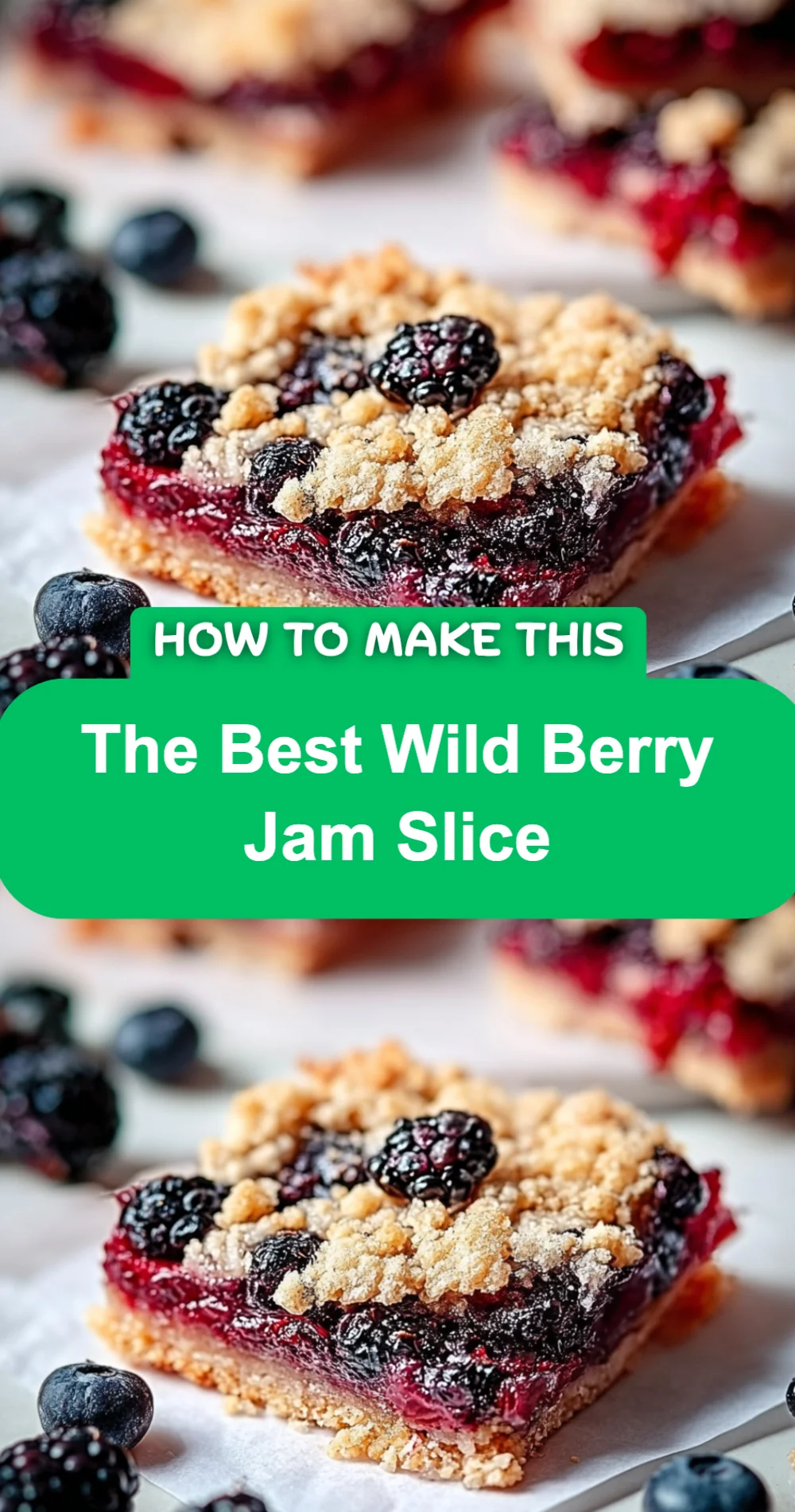 The Best Wild Berry Jam Slice Recipe (Easy and Delicious!)