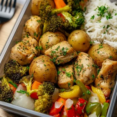 Ultimate Garlic-Herb Chicken Meal Prep Bowl Recipe