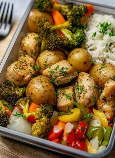 Ultimate Garlic-Herb Chicken Meal Prep Bowl Recipe