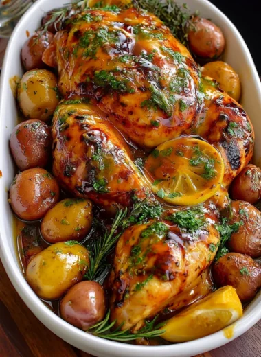 Ultimate Honey-Herb Glazed Roast Chicken Recipe