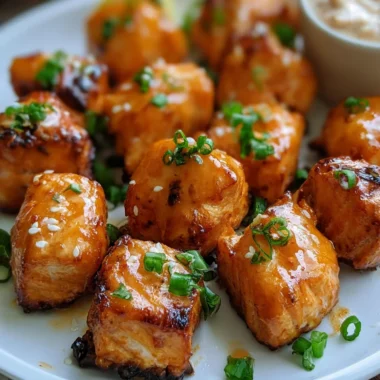 Air Fryer Bang Bang Salmon Bites Recipe (Quick and Easy)