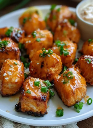 Air Fryer Bang Bang Salmon Bites Recipe (Quick and Easy)