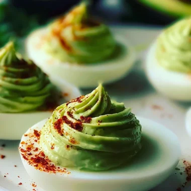 Avocado Deviled Eggs Recipe (A Delicious Twist on a Classic)