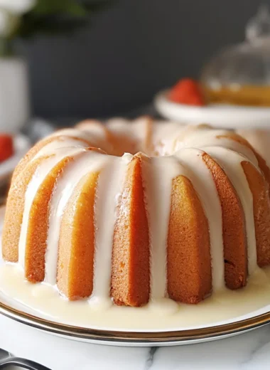Classic Vanilla Bundt Cake Recipe (Super Moist!)