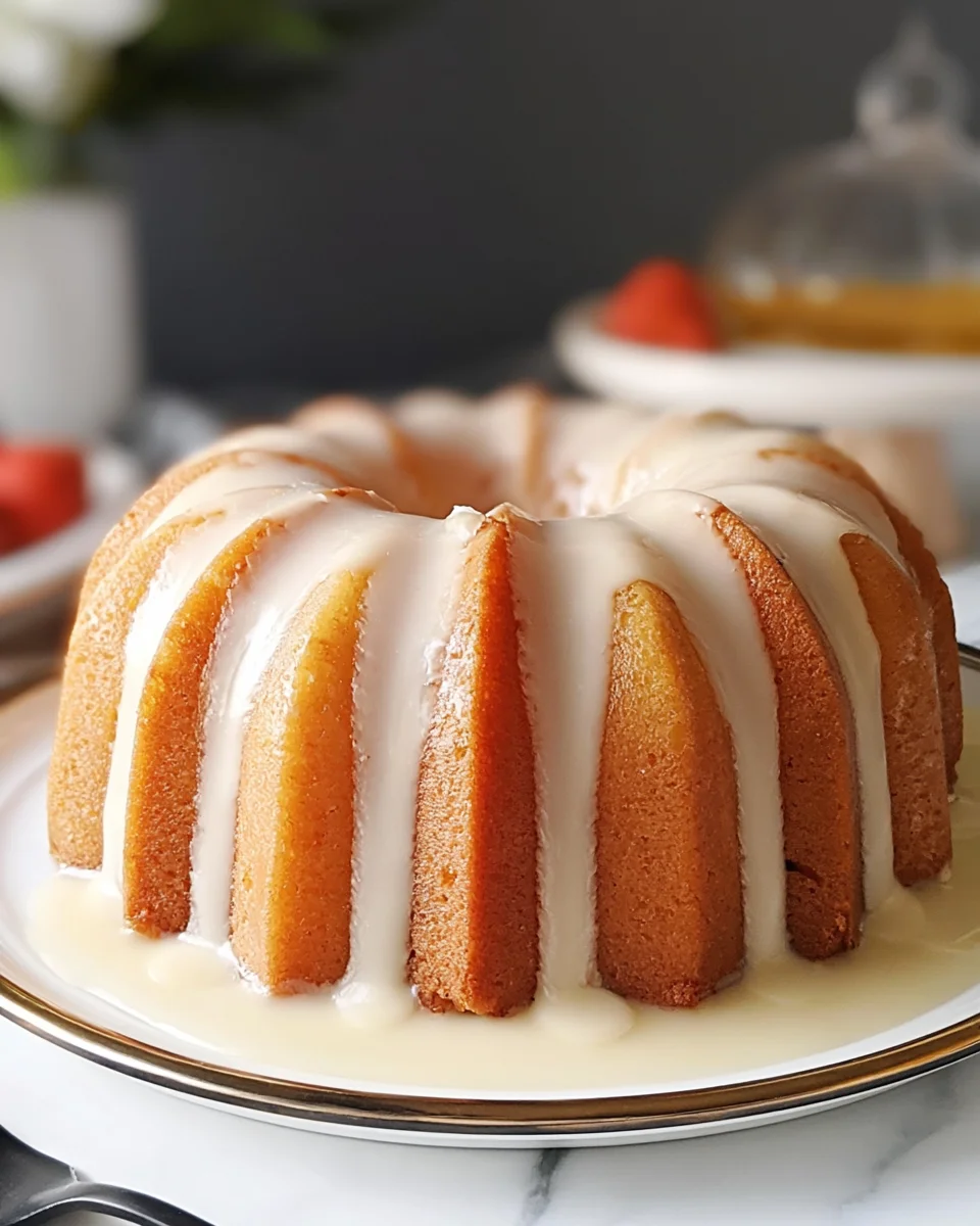Classic Vanilla Bundt Cake Recipe (Super Moist!)