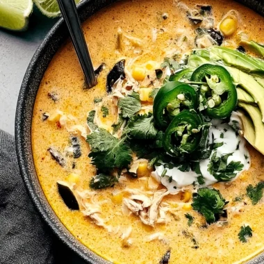 Delicious Chicken Poblano Soup Recipe