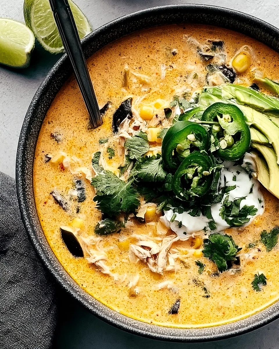 Delicious Chicken Poblano Soup Recipe