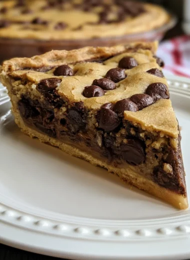 Delicious Chocolate Chip Cookie Pie Recipe (Easy and Irresistible!)