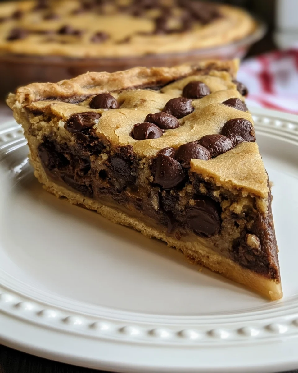 Delicious Chocolate Chip Cookie Pie Recipe (Easy and Irresistible!)
