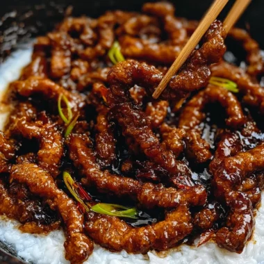 Delicious Sticky Honey Garlic Pork Recipe
