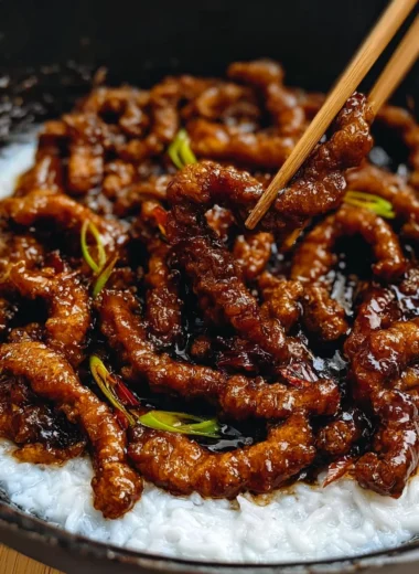 Delicious Sticky Honey Garlic Pork Recipe