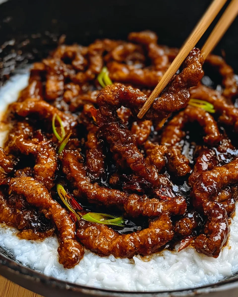 Delicious Sticky Honey Garlic Pork Recipe