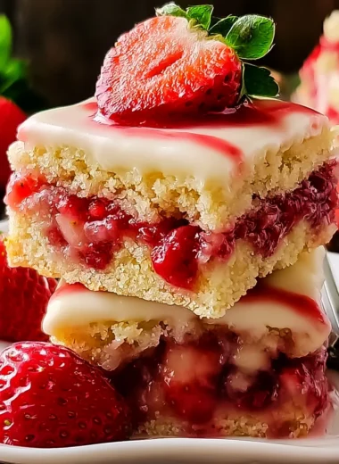 Delicious Strawberry Shortcake Bars Recipe