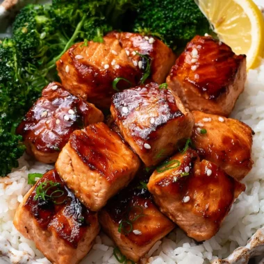 Deliciously Easy Blackstone Salmon Bites Recipe
