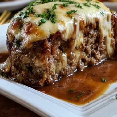 Deliciously Easy French Onion Meatloaf Recipe