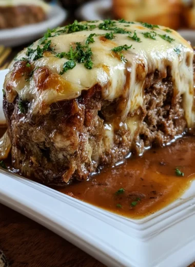 Deliciously Easy French Onion Meatloaf Recipe