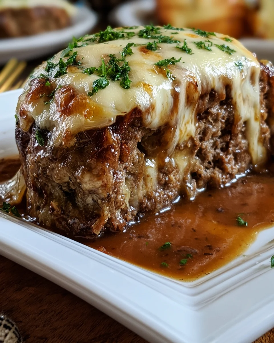 Deliciously Easy French Onion Meatloaf Recipe