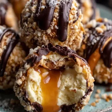 Deliciously Easy Salted Caramel Pretzel Cheesecake Balls Recipe